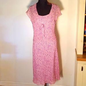 Ann Taylor 100% Silk Dress and Jacket, size 8